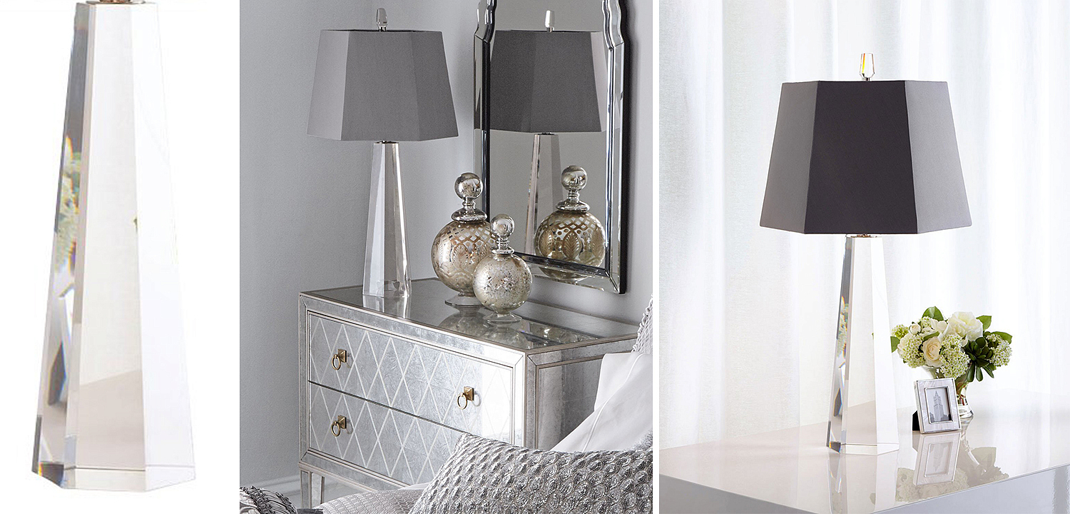 Настольная лампа Crystal Pyramid Table lamp Настольная лампа Crystal Pyramid Table lamp - Loft-Concept в Воронеже