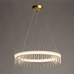 Люстра круглая с прозрачными стеклянными трубками 51 см Nembus варинант исполнения - 3 | Loft Concept в Воронеже