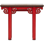 Деревянная консоль в китайском стиле красная Tang Console Table варинант исполнения - 1 | Loft Concept в Воронеже