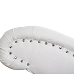 Кушетка белая с мягкой обивкой из велюра Michael Couch варинант исполнения - 5 | Loft Concept в Воронеже