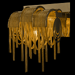 Бра с перфорированными металлическими дугами и цепочками 22 см Atlantis Chain варинант исполнения - 6 | Loft Concept в Воронеже