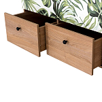 Шкаф с принтом Floral notes варинант исполнения - 3 | Loft Concept в Воронеже