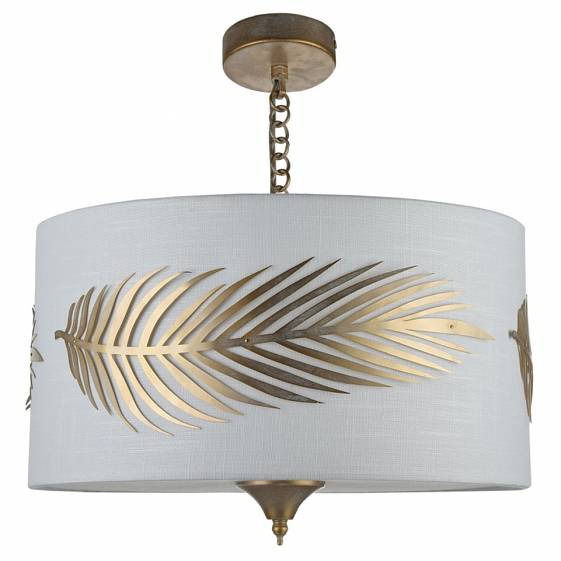 Потолочный светильник Golden Feather Ceiling Белый Золотой Потолочный светильник Golden Feather Ceiling Белый Золотой в Воронеже | Loft Concept