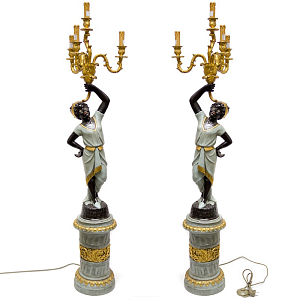 Торшер Girl With Candlestick