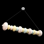 Подвесной светильник светодиодный горизонтальный в виде ожерелья из пастельных сфер Pastel Lunaria Horizon  варинант исполнения - 3 | Loft Concept в Воронеже