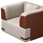 Кресло Richmond  с кожаной отделкой варинант исполнения - 3 | Loft Concept в Воронеже