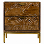 Прикроватная тумба с фактурным фасадом Termite варинант исполнения - 1 | Loft Concept в Воронеже