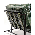 Диван Лофт Натуральная Винтажная кожа Зеленый Two Seat Encounter Leather Sofa варинант исполнения - 5 | Loft Concept в Воронеже