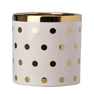 Ваза Gold & White Peas
