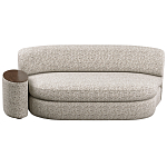 Диван двухместный со столиком Ulysses варинант исполнения - 2 | Loft Concept в Воронеже