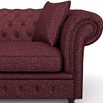 Мебельная ткань Шенилл бордовый цвет 138 см T4-38 варинант исполнения - 8 | Loft Concept в Воронеже