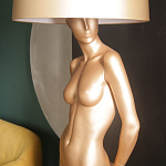 Лампа MANNEQUIN LAMP с абажуром женственность в деталях варинант исполнения - 9 | Loft Concept в Воронеже