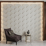 Гипсовая 3D Панель Aura варинант исполнения - 1 | Loft Concept в Воронеже