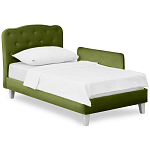 Кровать с мягким изголовьем Luna Palmer Bed варинант исполнения - 3 | Loft Concept в Воронеже