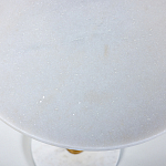 Кофейный столик с белой мраморной столешницей Clipper варинант исполнения - 2 | Loft Concept в Воронеже