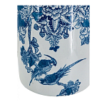 Ваза с мотивами цветущего сада с попугаями Vase Inspired by Nature варинант исполнения - 3 | Loft Concept в Воронеже