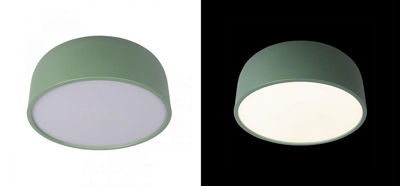 Светильник потолочный круглый Color cup Green Светильник потолочный круглый Color cup Green - Loft-Concept в Воронеже