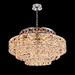 Люстра хрустальная в неоклассическом стиле на серебристом каркасе Majesty варинант исполнения - 4 | Loft Concept в Воронеже