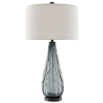 Настольная лампа с фактурным стеклянным основанием Glass Vertical варинант исполнения - 2 | Loft Concept в Воронеже