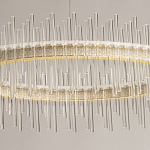 Люстра круглая с прозрачными стеклянными трубками 51 см Nembus варинант исполнения - 4 | Loft Concept в Воронеже