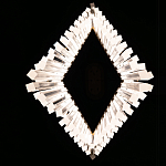 Люстра золотого цвета в форме галочки с каскадом длинных прозрачных трубок Eurofase варинант исполнения - 12 | Loft Concept в Воронеже