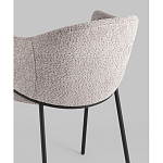 Стул Brace букле серый варинант исполнения - 3 | Loft Concept в Воронеже