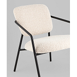 Кресло лаунж Rooney букле белый варинант исполнения - 4 | Loft Concept в Воронеже