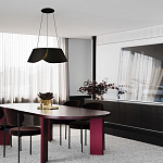 Подвесной светильник круглый с контрастной внутренней отделкой Assol Сup варинант исполнения - 6 | Loft Concept в Воронеже