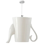 Подвесные светильники в виде белой посуды Flower Reversal варинант исполнения - 7 | Loft Concept в Воронеже