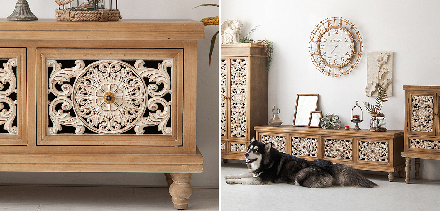 ТВ-тумба Leblanc Provence TV Stand ТВ-тумба Leblanc Provence TV Stand - Loft-Concept в Воронеже
