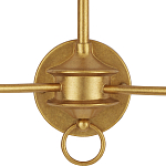 Бра настенное золотого цвета в форме подсвечника Graceful Smoothness варинант исполнения - 1 | Loft Concept в Воронеже