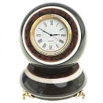 Часы настольные в виде шара из натурального камня Ball Stone Clock варинант исполнения - 7 | Loft Concept в Воронеже