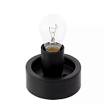 Настольный светильник с янтарным рельефным плафоном Lamp with Frozen Glass Effect варинант исполнения - 2 | Loft Concept в Воронеже