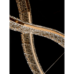 Люстра волнистой формы с фактурным хрустальным плафоном Light Delight варинант исполнения - 5 | Loft Concept в Воронеже