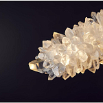 Люстра линейная светодиодная из необработанных кристаллов Mountain Comet варинант исполнения - 2 | Loft Concept в Воронеже