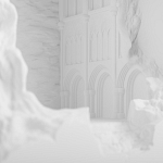 Встраиваемый в стену гипсовый светильник под покраску с эффектом разрушенной стены Antiquity Athena варинант исполнения - 6 | Loft Concept в Воронеже