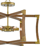 Подвесной светильник в форме фонаря коричневый Brown Eco Lantern варинант исполнения - 1 | Loft Concept в Воронеже