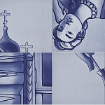 Плитка с рисунком Второй сон варинант исполнения - 1 | Loft Concept в Воронеже