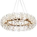 Круглая подвесная люстра Crystal Dandelions Chandelier варинант исполнения - 4 | Loft Concept в Воронеже