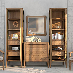 Комод из массива дуба с 3-мя ящиками Tasteful Furniture варинант исполнения - 2 | Loft Concept в Воронеже