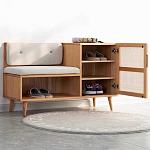 Комод с мягким  сиденьем и нишей для хранения обуви Manual Dresser варинант исполнения - 1 | Loft Concept в Воронеже