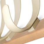 Вешалка настенная с 4-мя бежевыми крючками из пластика Curves Hangers варинант исполнения - 2 | Loft Concept в Воронеже