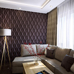 Гипсовая 3D Панель M-102 варинант исполнения - 1 | Loft Concept в Воронеже