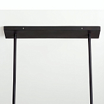 Люстра линейная прямоугольная с подвесками из натурального перламутра Nacre варинант исполнения - 4 | Loft Concept в Воронеже