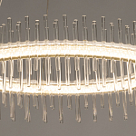 Люстра круглая с прозрачными стеклянными трубками 51 см Nembus варинант исполнения - 5 | Loft Concept в Воронеже