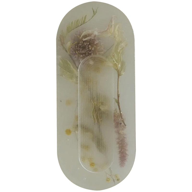 Подставка под благовония из эпоксидной смолы с цветами белая Epoxy Resin Flowers Incense Oval Stand White Белый Подставка под благовония из эпоксидной смолы с цветами белая Epoxy Resin Flowers Incense Oval Stand White Белый в Воронеже | Loft Concept