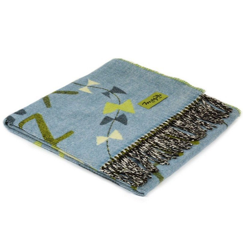 Плед ALP 2 Marzotto Серо-голубой в Воронеже | Loft Concept 