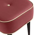 Квадратный мягкий пуф на черных ножках Winton Pouf Square варинант исполнения - 14 | Loft Concept в Воронеже