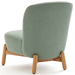 Кресло на деревянных ножках Olguin Green Chair варинант исполнения - 4 | Loft Concept в Воронеже