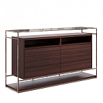 Дизайнерский комод в металлическом каркасе Valerian варинант исполнения - 1 | Loft Concept в Воронеже